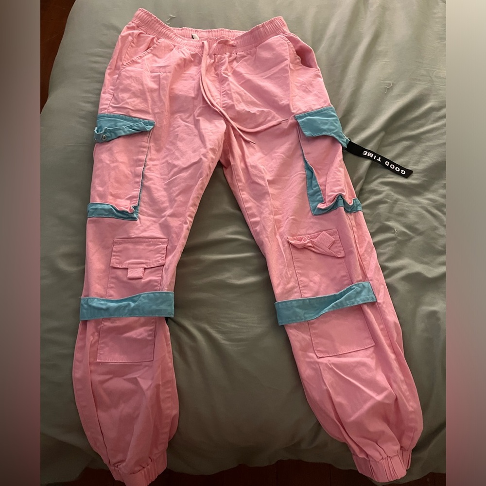 Fashion Nova Pink Cargos